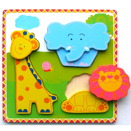 VIGA - Jeu en Bois - Puzzle de Prononciation