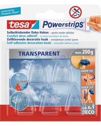 Set De 5 Crochets Transparent - Tesa