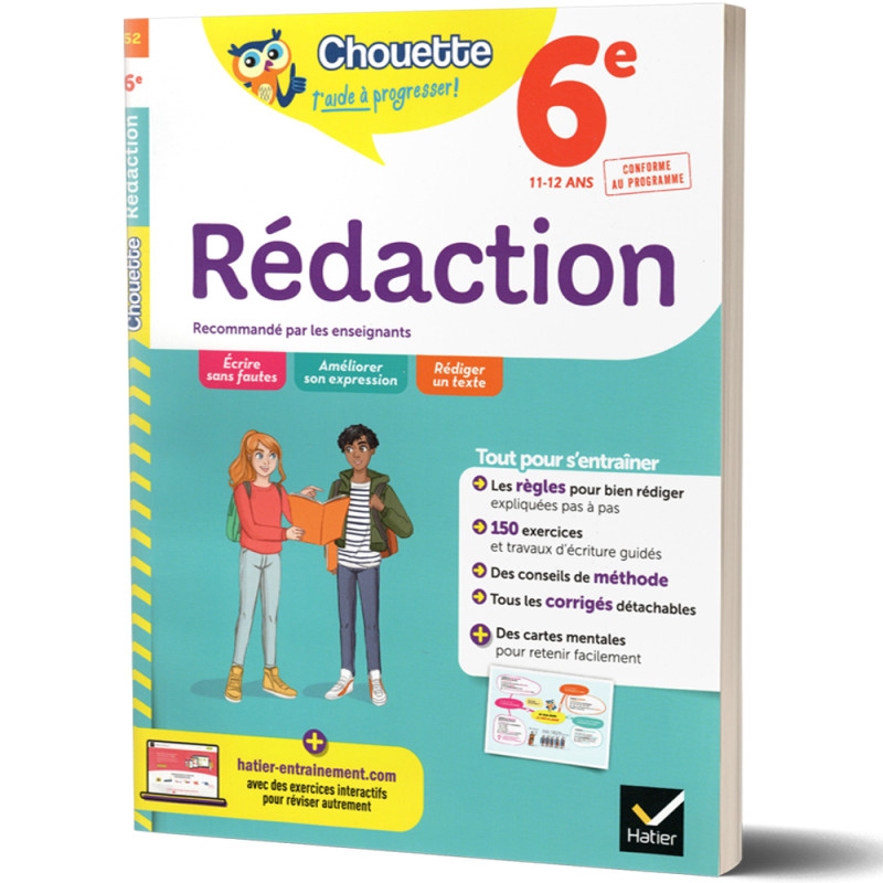 Rédaction 6ème 11/12ans - Chouette t'accompagne - HATIER