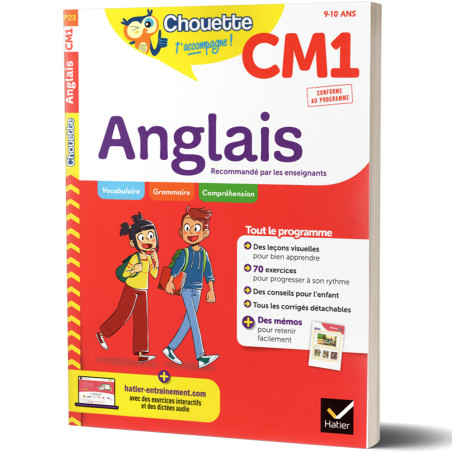 Anglais CM1 9/10ans - Chouette t'accompagne - HATIER