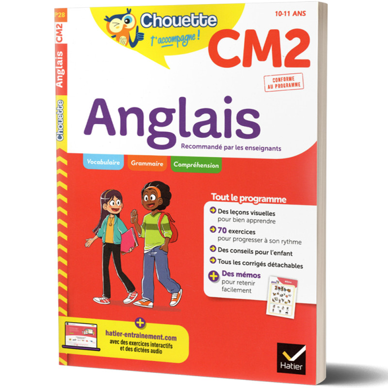 Anglais CM2 10/11ans - Chouette t'accompagne - HATIER