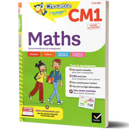 Maths CM1 9/10ans - Chouette t'accompagne - HATIER