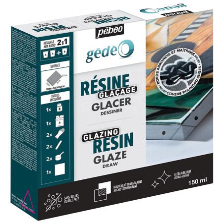 Gédéo Kit Résine Glaçage 150 ml PEBEO