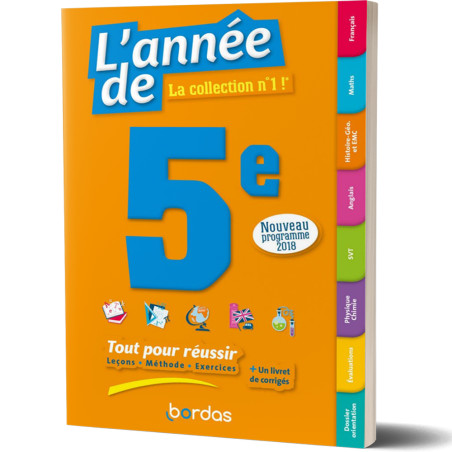 L'année de 5ème - Toutes les Matières - Bordas
