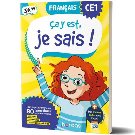 Ça y est, je sais ! - Français CE1 - Bordas