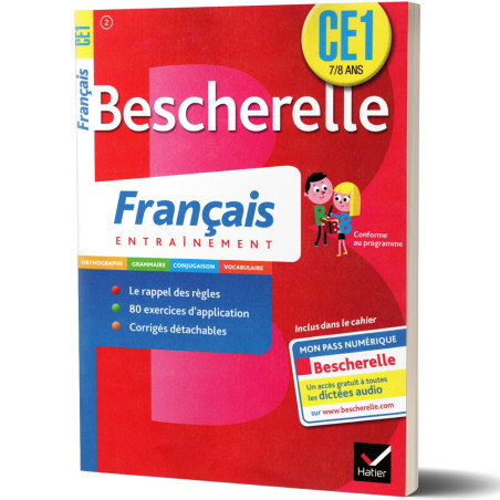 Bescherelle Français Entraînement - CE1 7/8 ans - Hatier
