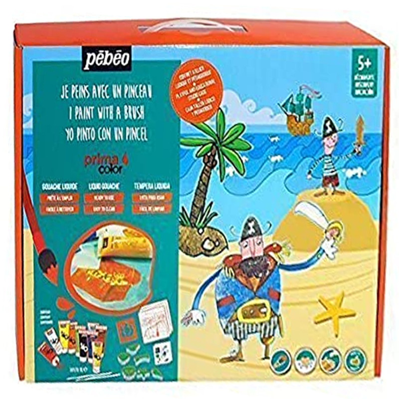 Coffret Attelier Primacolor Pirate PEBEO