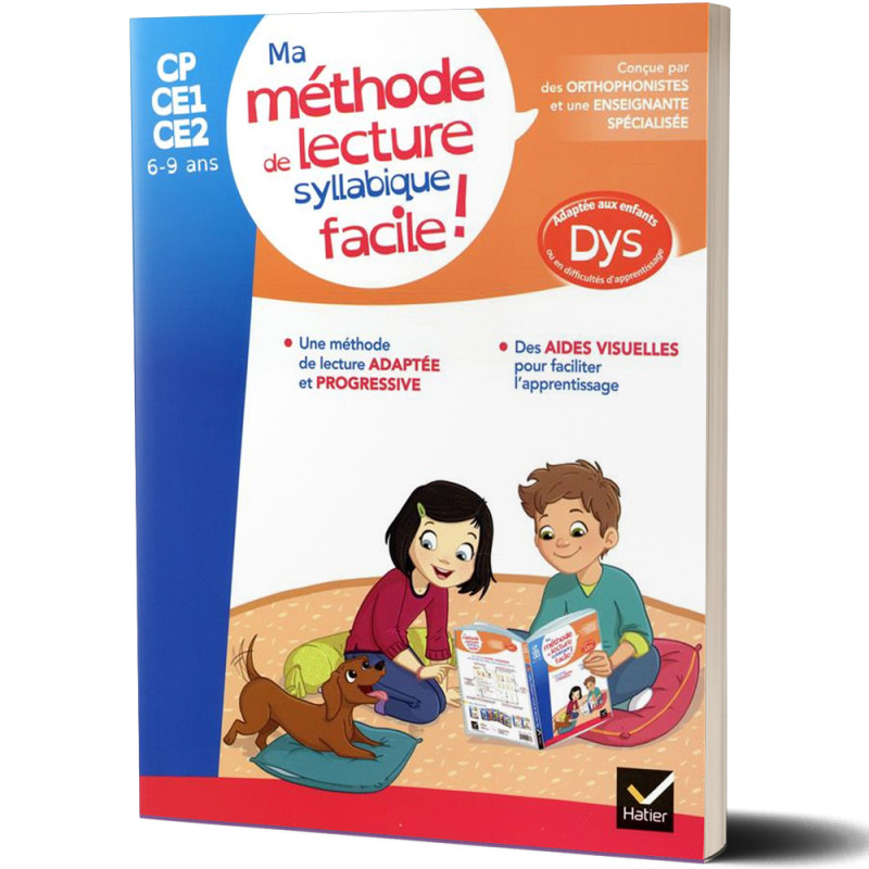 Ma Méthode de Lecture Syllabique Facile ! CP-CE1-CE2 6/9ans - Hatier