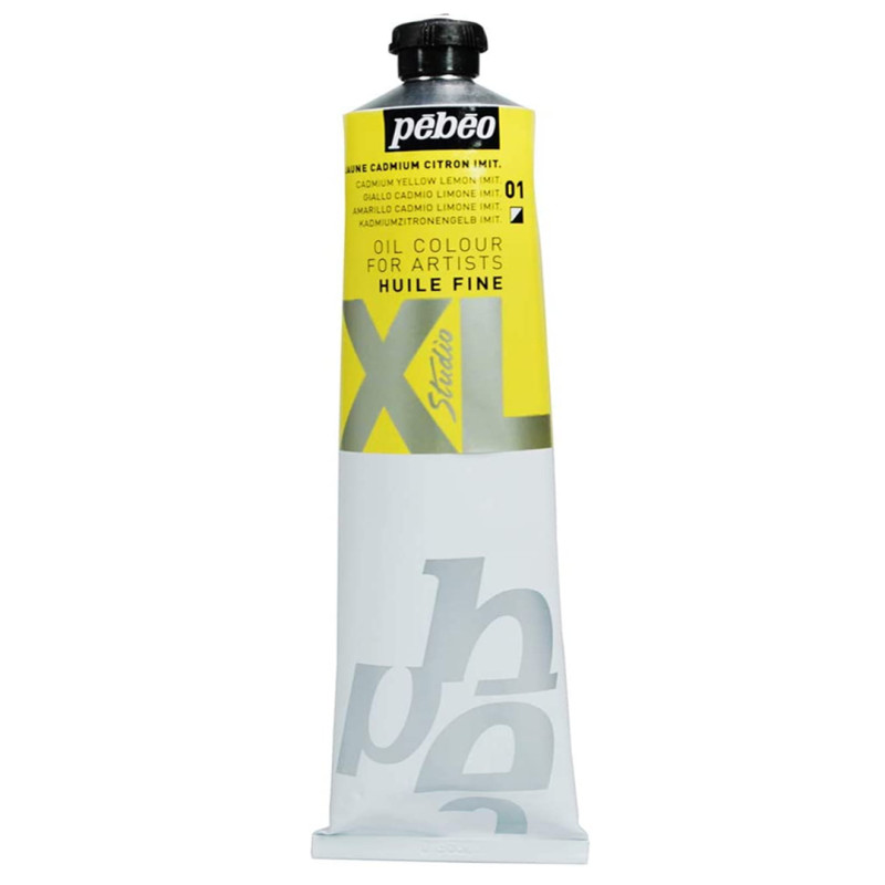 Huile Fine Xl 200 Ml Jaune Cadmium Citron Imitation 01 PEBEO