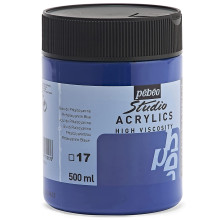 Acrylique Fine Studio 500 Ml Bleu De Phtalocyanine 17 PEBEO