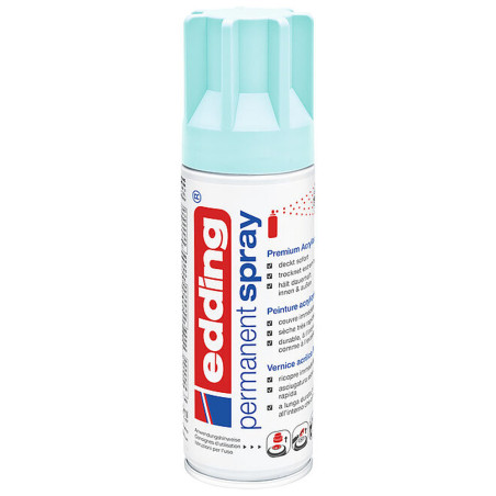 Spray Acrylique Permanent 200ml, Bleu Pastel Mat - Edding