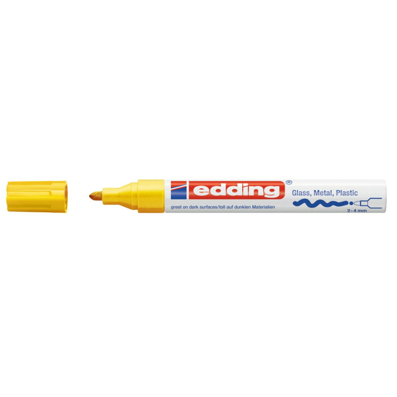 Marqueur Peinture 2-4 mm Jaune EDDING