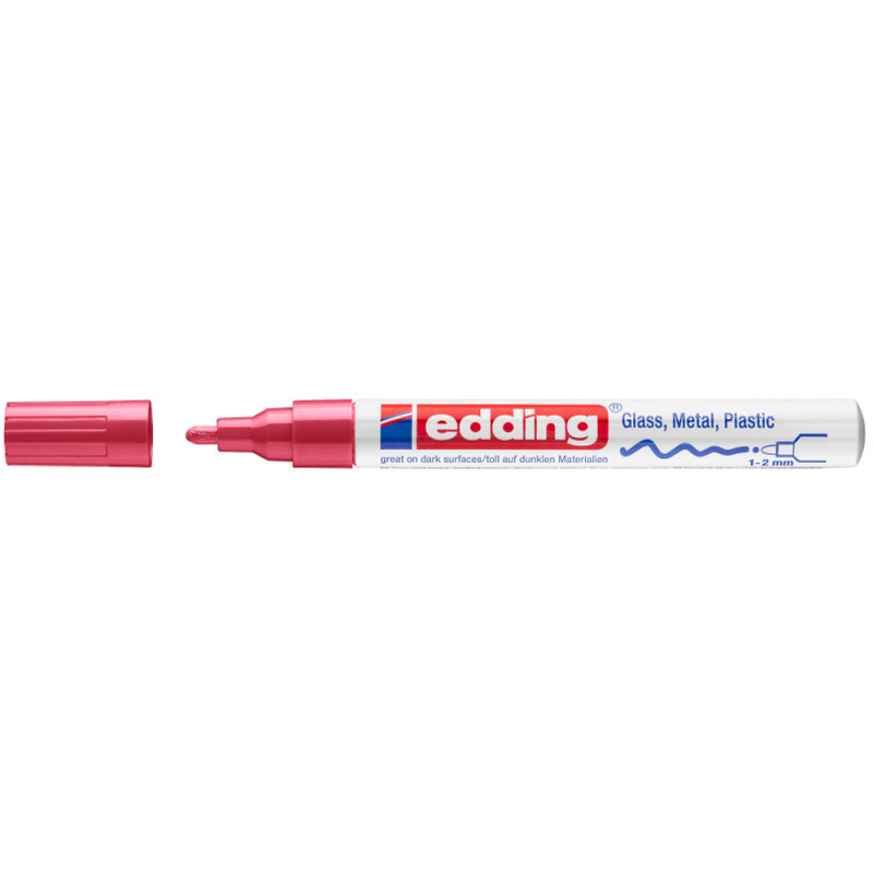 Marqueur Peinture 1-2 mm Rouge EDDING