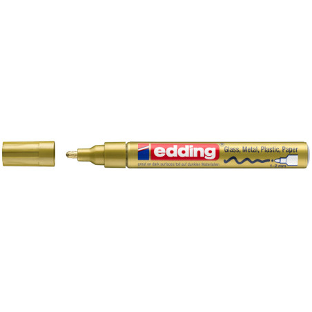 Marqueur Peinture 1-2 mm Doré EDDING
