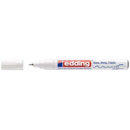 Marqueur Peinture 0,8 mm Blanc EDDING