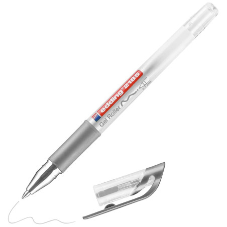 Stylo Gelroller 0,7 mm Argent EDDING