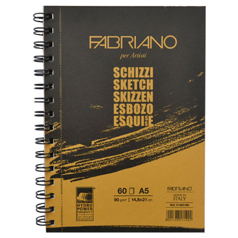 Sketch Book A5 FABRIANO 60 Feuilles