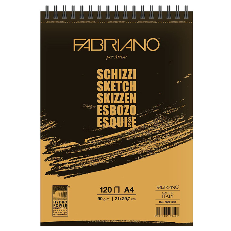 Sketch Book A4 FABRIANO 120 Feuilles