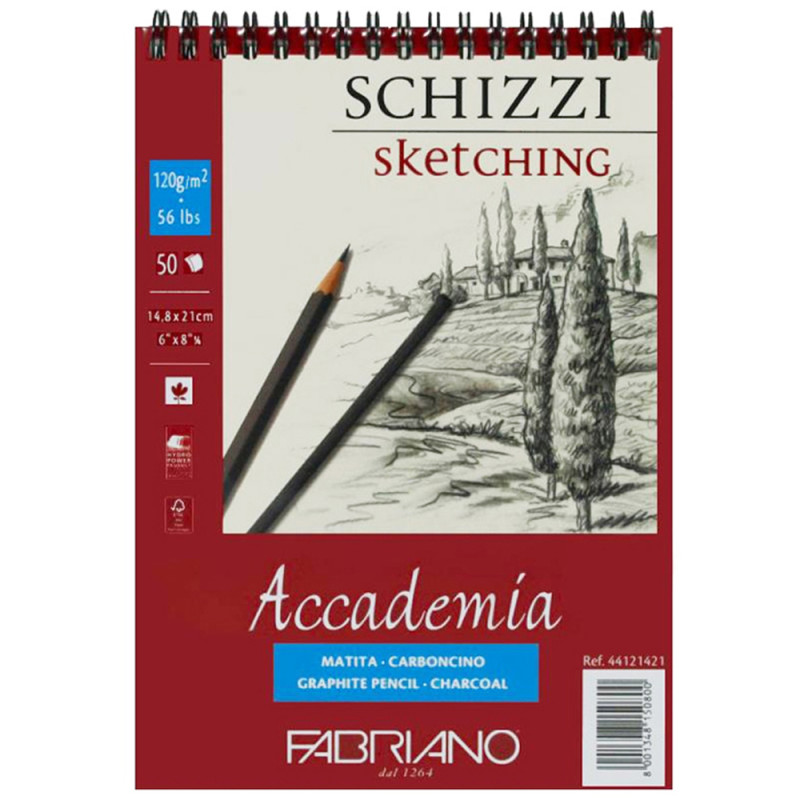 Sketch Book A5 FABRIANO Academia 50 Feuilles