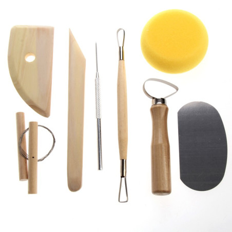Kit De 8 Outils De Modelage