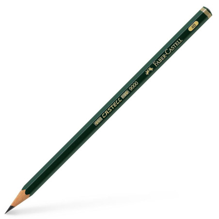 Crayon Graphite Noir 9000 4B, Faber-Castell - Réf.119004