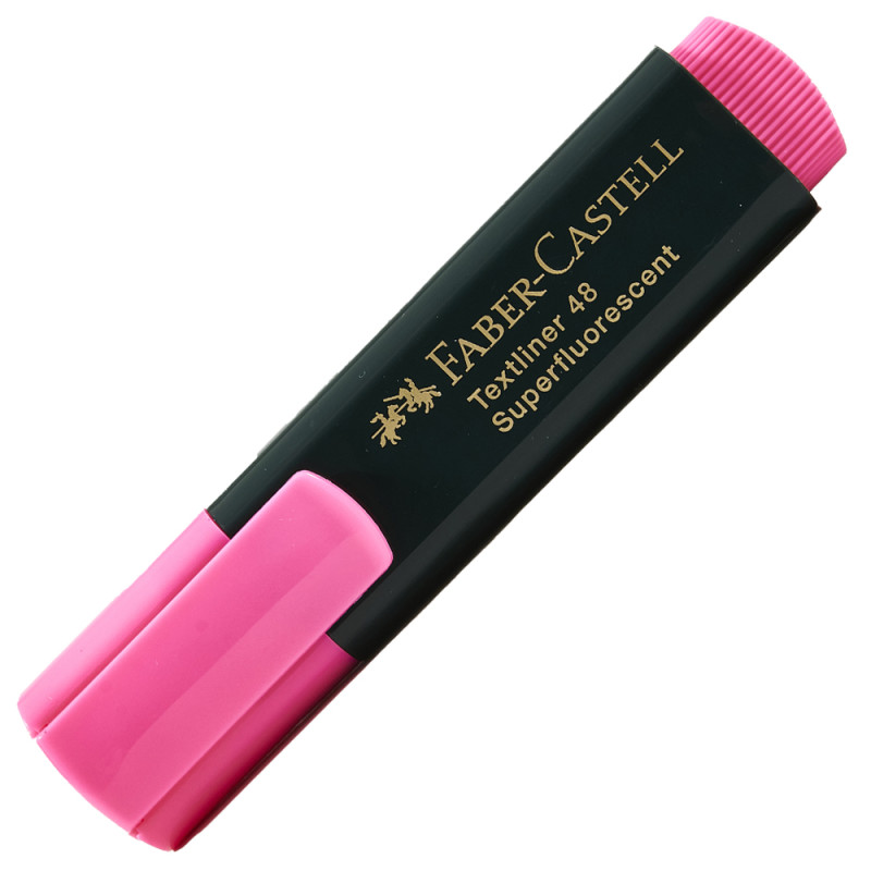 Textliner 48 Superfluorescent Rose FABER CASTELL