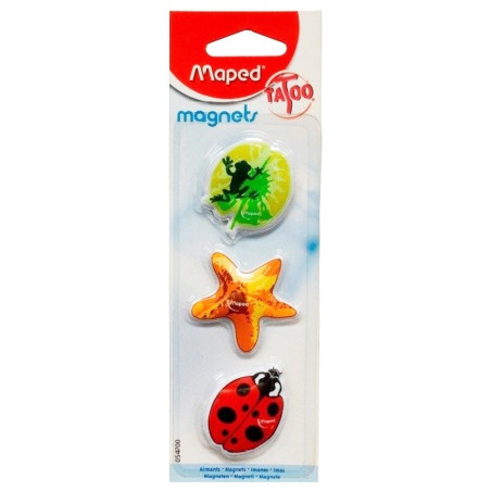 Set de 3Aimants Tatoo Maped - Réf.054700