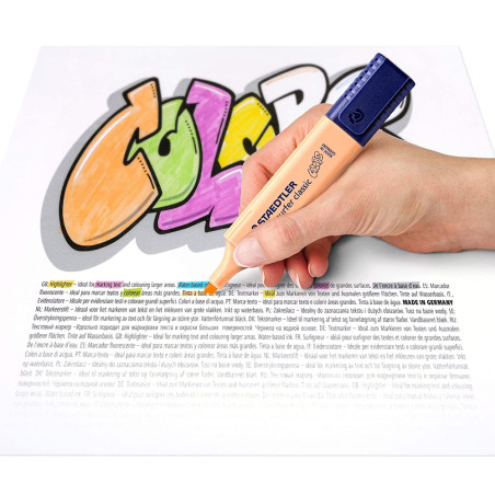 6 Surligneurs Classique Pastel STAEDTLER