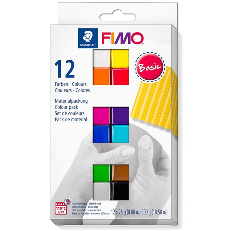 Coffret Pâte FIMO STAEDTLER Soft - Couleurs Basic