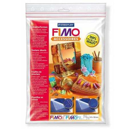 Moule Motifs Cuir et Crocodile -FIMO STAEDTLER-