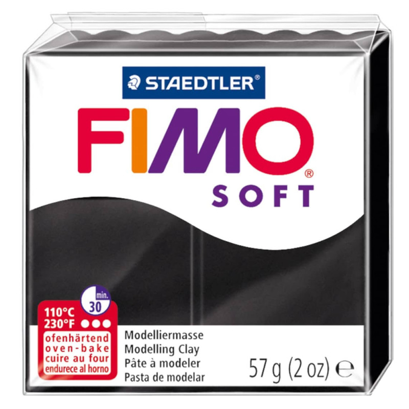 Pâte Cognac Noir 09 FIMO SOFT STAEDTLER