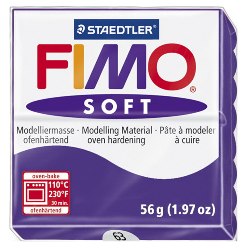 Pâte Cognac Prune 63 FIMO SOFT STAEDTLER