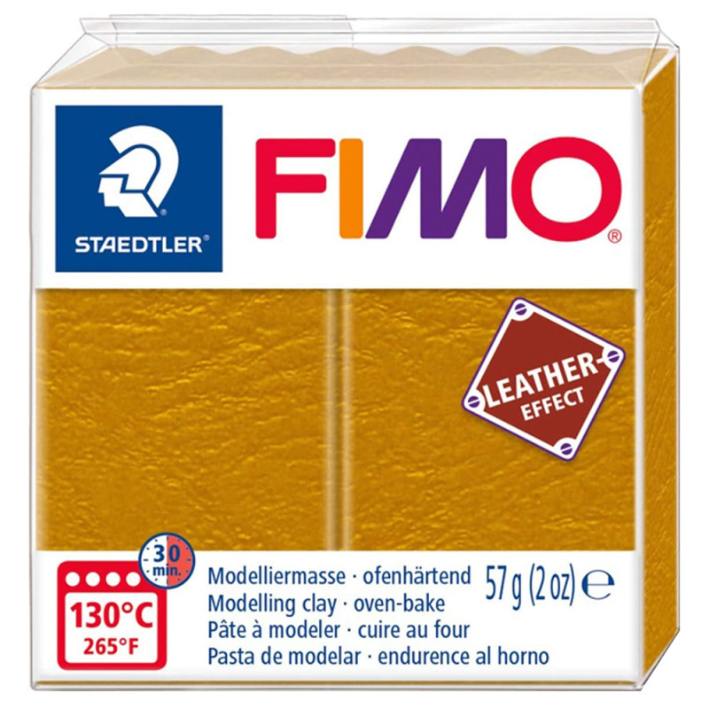 Pâte Cognac Ocre 179 FIMO LEATHER EFFECT STAEDTLER