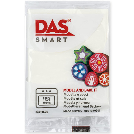 Pâte à modeler DAS SMART Spécial 57 gr Blanc