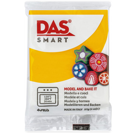 Pâte à modeler DAS SMART Spécial 57 gr Jaune Chaud