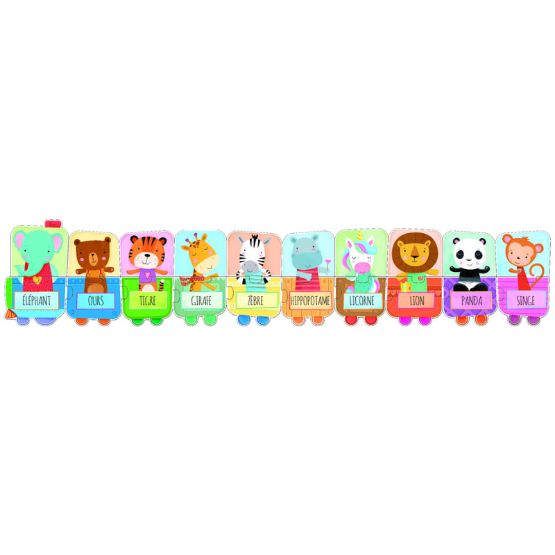 Coffret Livre&Puzzle Apprends Tes Premiers Animaux - SASSI