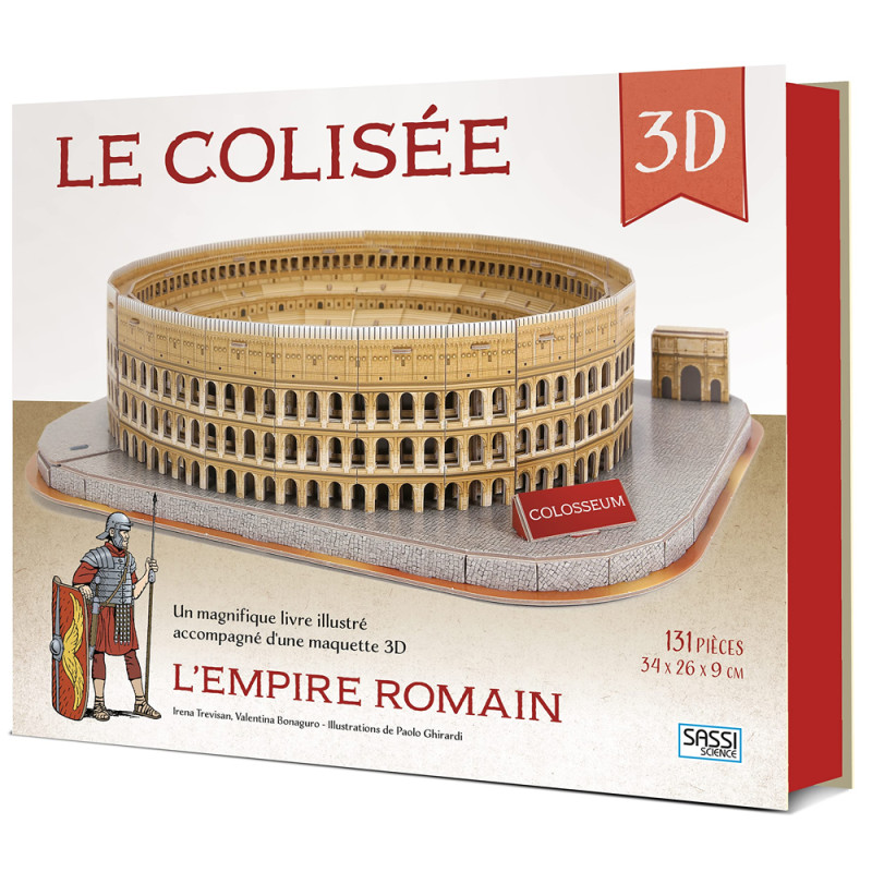 Livre Illustré Avec Une Maquette 3D Le Colisée - SASSI