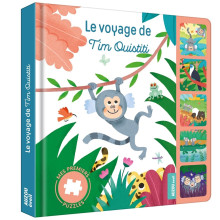 Livre Puzzle Le voyage de Tim ouistiti - Auzou