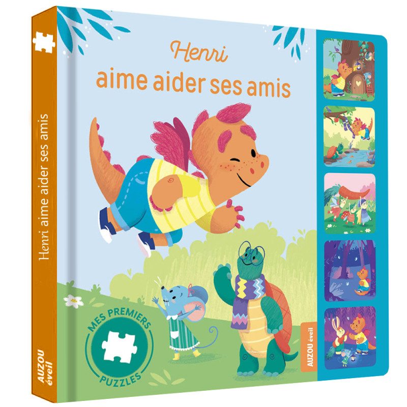 Livre Puzzle Henri Aime Aider Ses Amis - Auzou