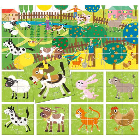 Puzzle 8+1 My Farm - HEADU