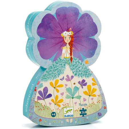 Puzzle Silhouette La Princesse Du Printemps - Djeco