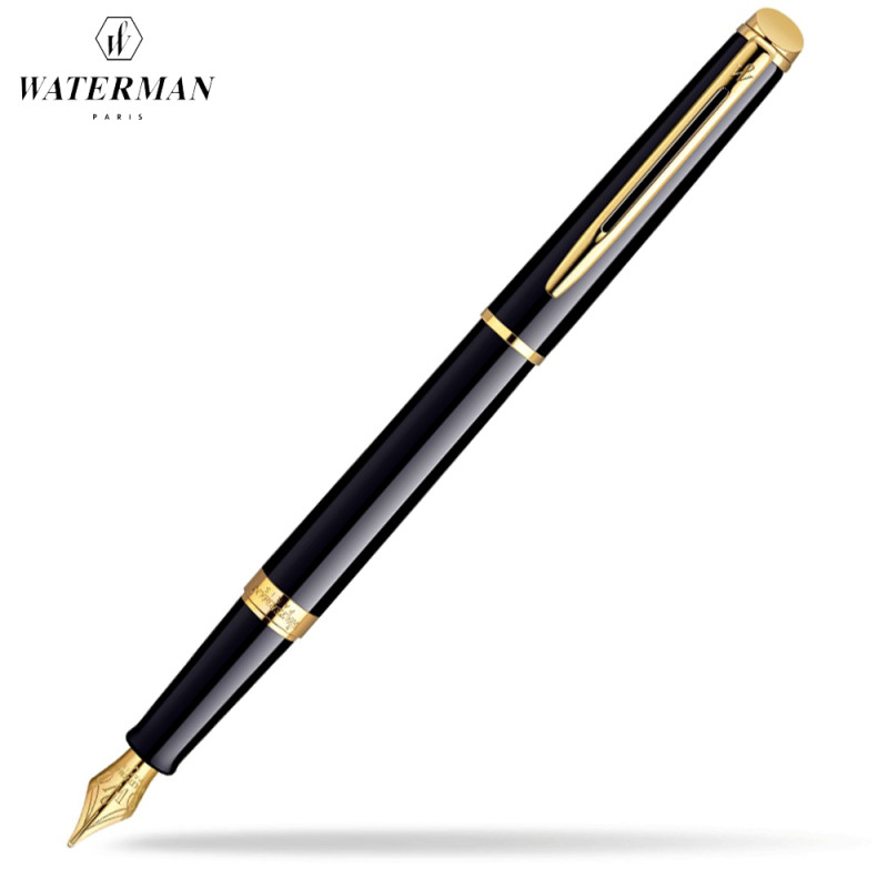 Stylo-Plume WATERMAN Hemisphere Essential Noir GT - Réf.S0920630