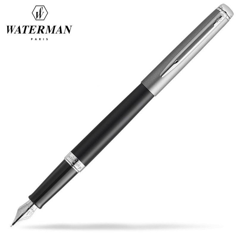 Stylo-Plume WATERMAN Hemisphere Essential Noir Matte CT - Réf. 2146579