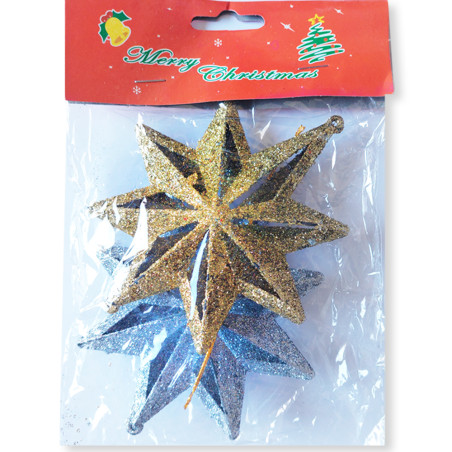 Déco Sapin Noël 3D - 2 Pièces