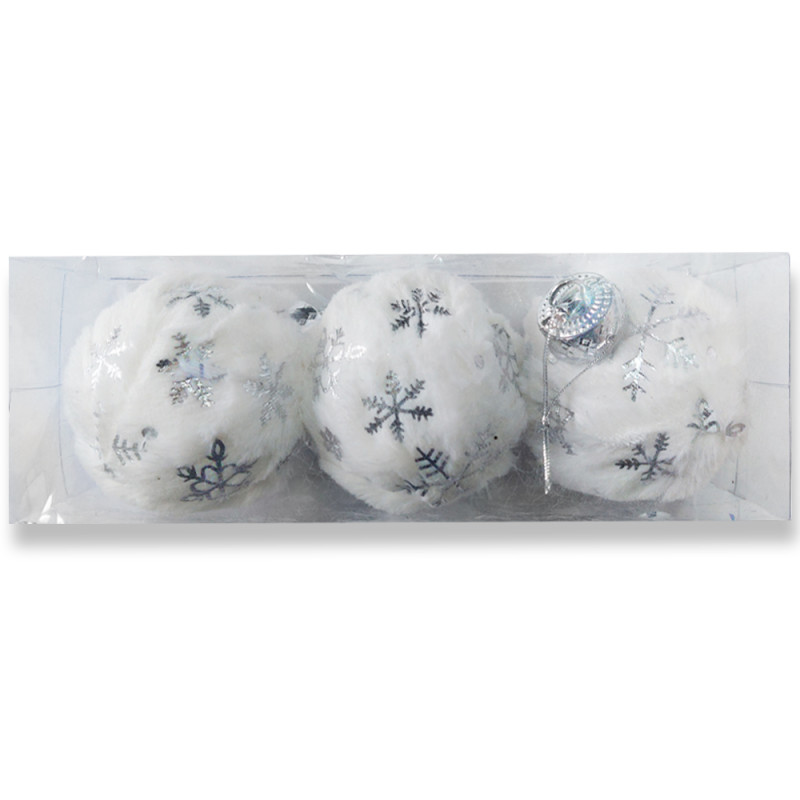 Boule De Décoration Noël GM - 3 Pièces