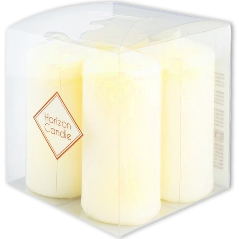 Bougies Parfumées Vanille 4 pcs - Horizon Candle