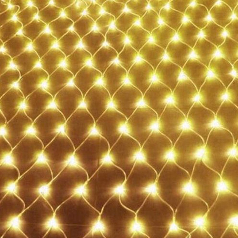 Guirlande Filet Led Lampes Jaune