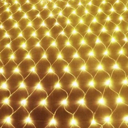 Guirlande Filet Led Lampes Jaune