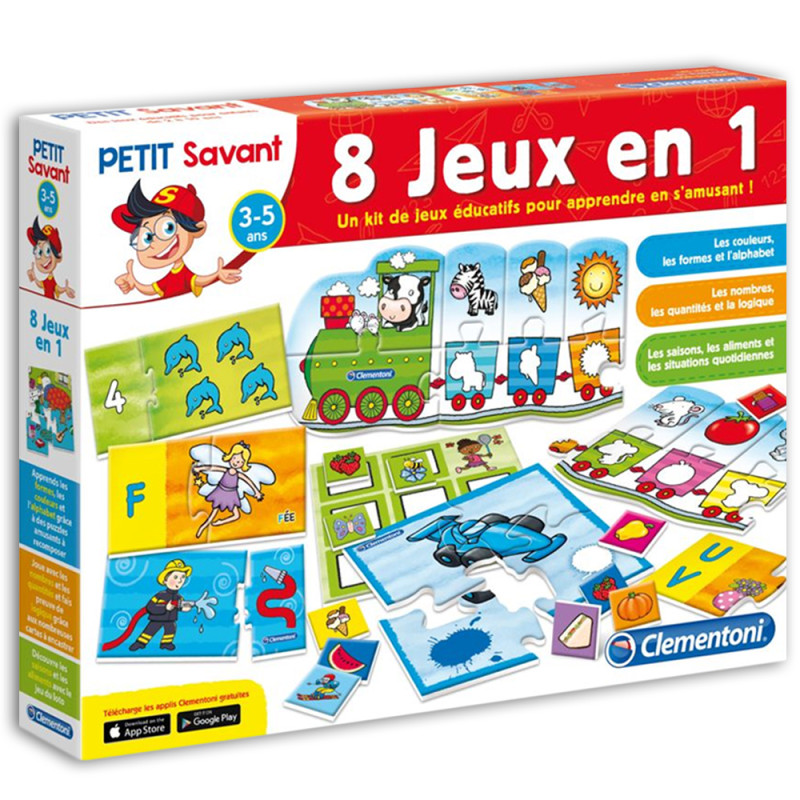 Petit Savant 8 Jeux en 1 - Clementoni