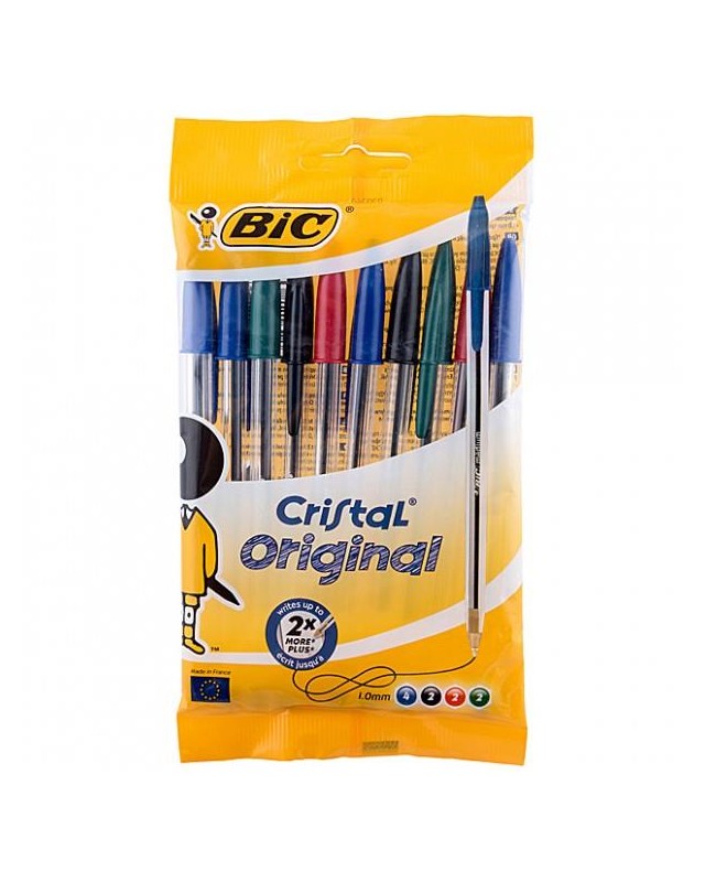 BIC CRISTAL MEDIUM  P10